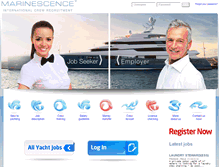 Tablet Screenshot of marinescence.com